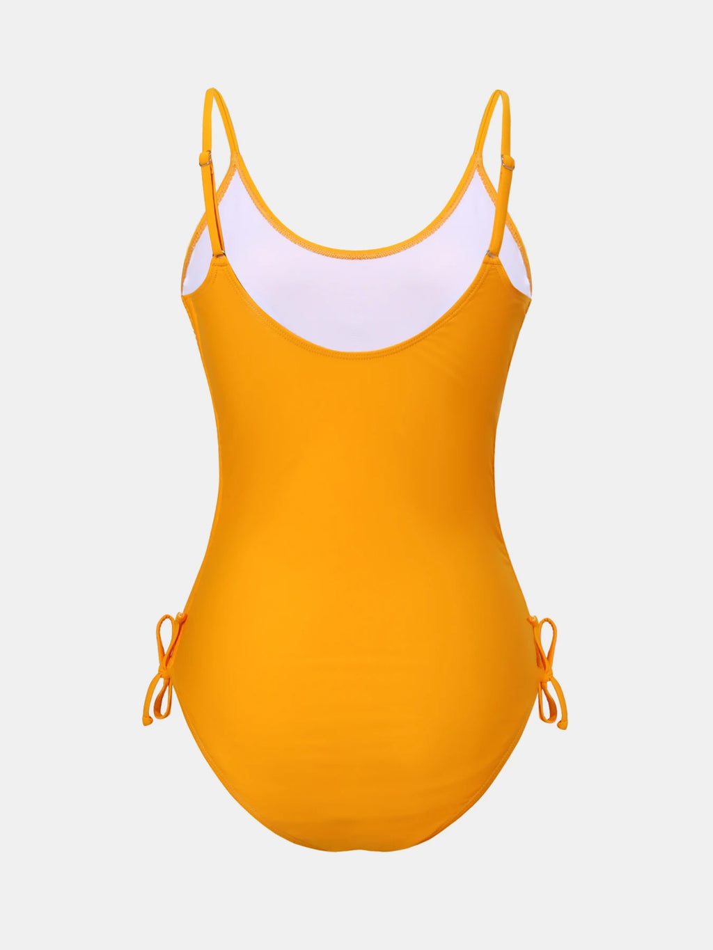 Traje de baño de una pieza sexy con espalda descubierta, cordón ajustable y diseño hueco, que estiliza la cintura y cubre el vientre para mujer