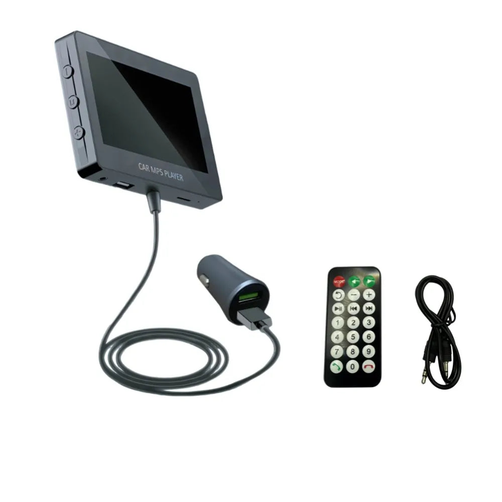Receptor de Audio para Auto DYBO M6, Transmisor FM Bluetooth, Pantalla MP5 4,3"