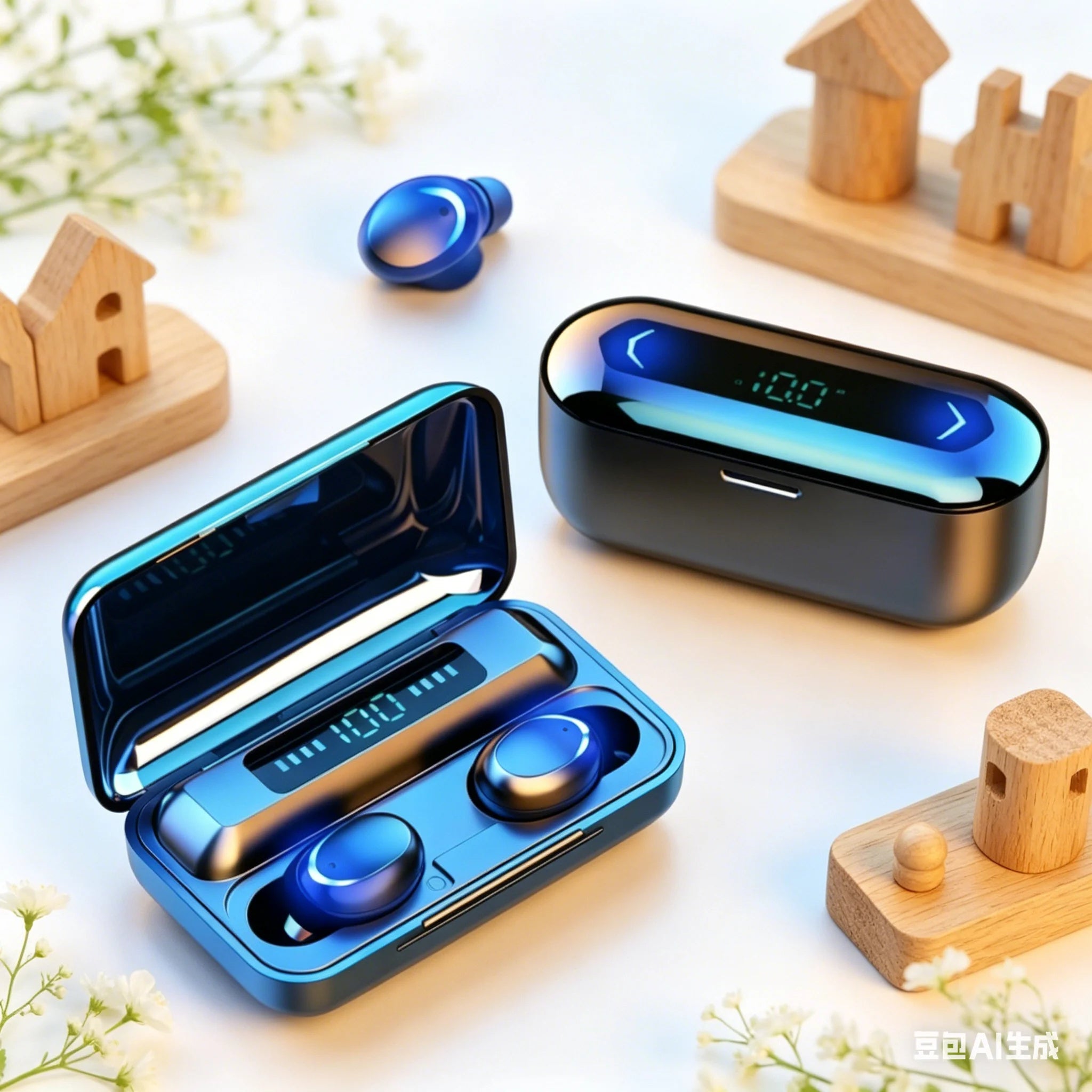 Auriculares Bluetooth multifuncionales F9, manos libres, táctiles, resistentes al agua, estéreo 9D, auriculares deportivos para todos los teléfonos inteligentes