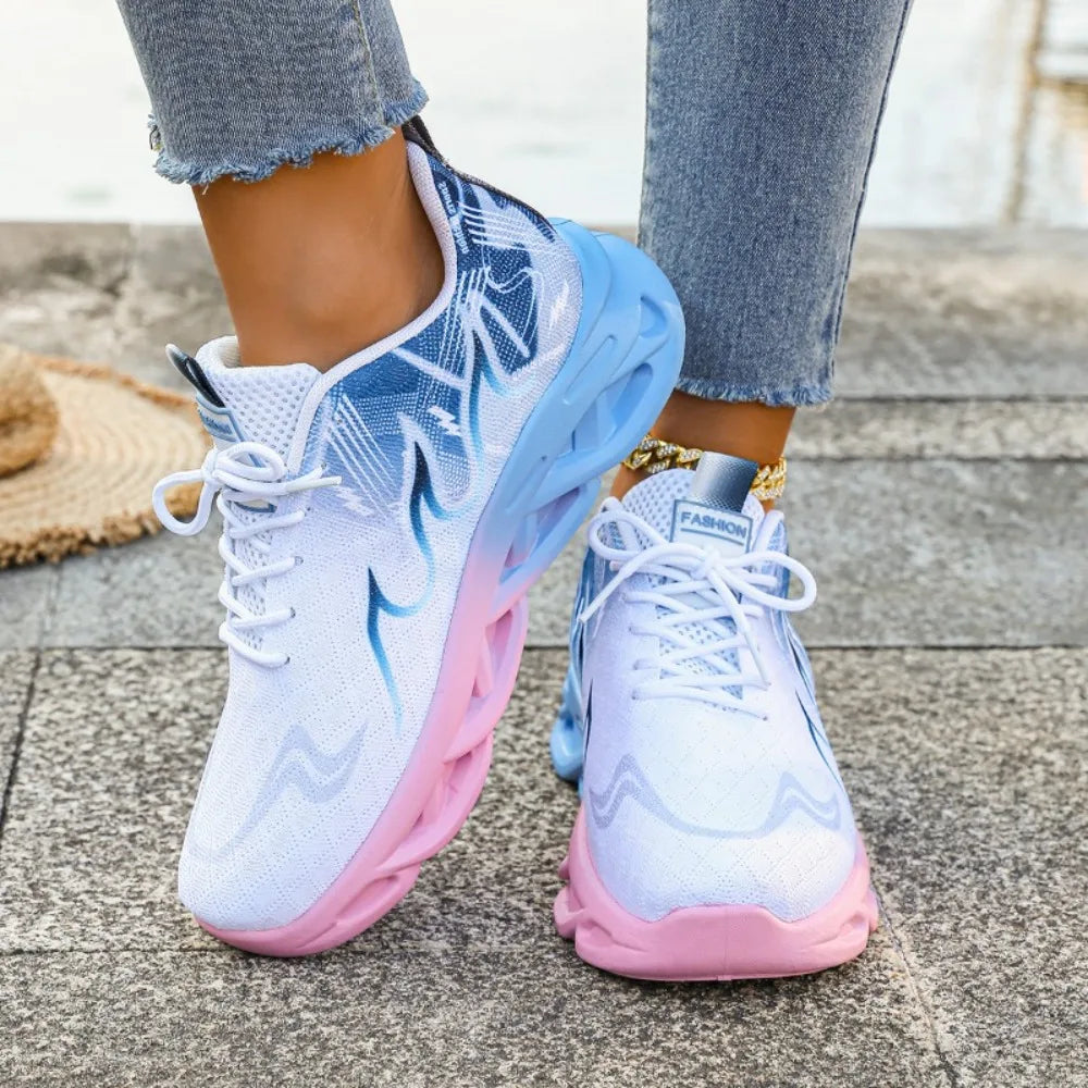 Zapatillas Deportivas Transpirables para Mujer - Suela de Caucho Antideslizante