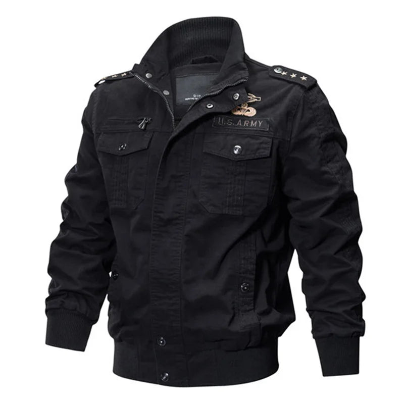 Chaqueta Táctica para Hombre con Múltiples Bolsillos
