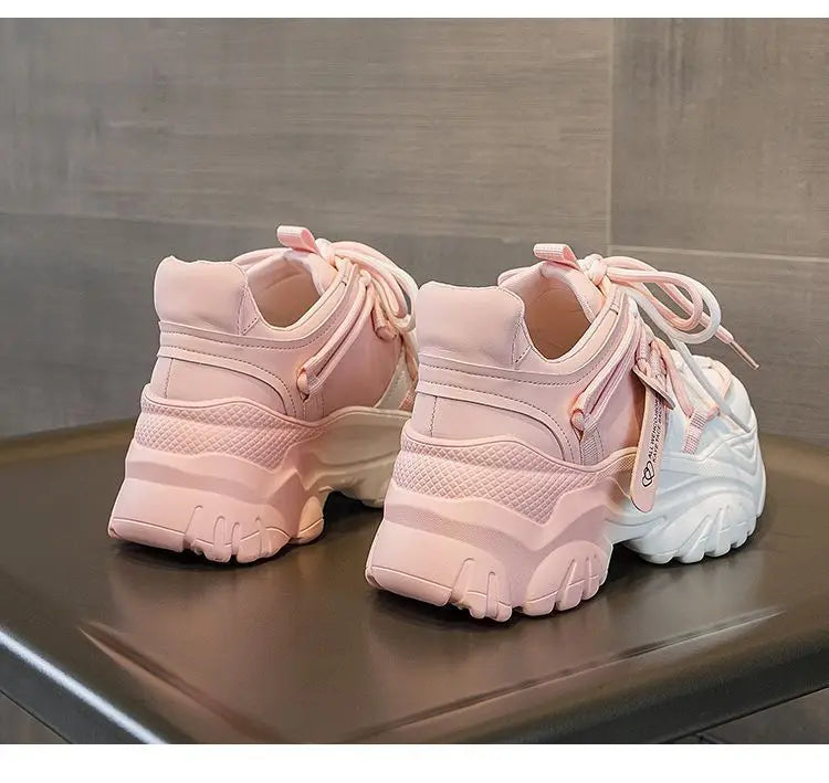 Zapatillas de Plataforma para Mujer - Suela Gruesa, Estilo Casual