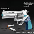 Lanzador de Dardos Suaves, Pistola de Juguete Realista, Pistola Manual de Dardos de Espuma, Juguete Interactivo de Tiro en Interiores con 8 Dardos Suaves