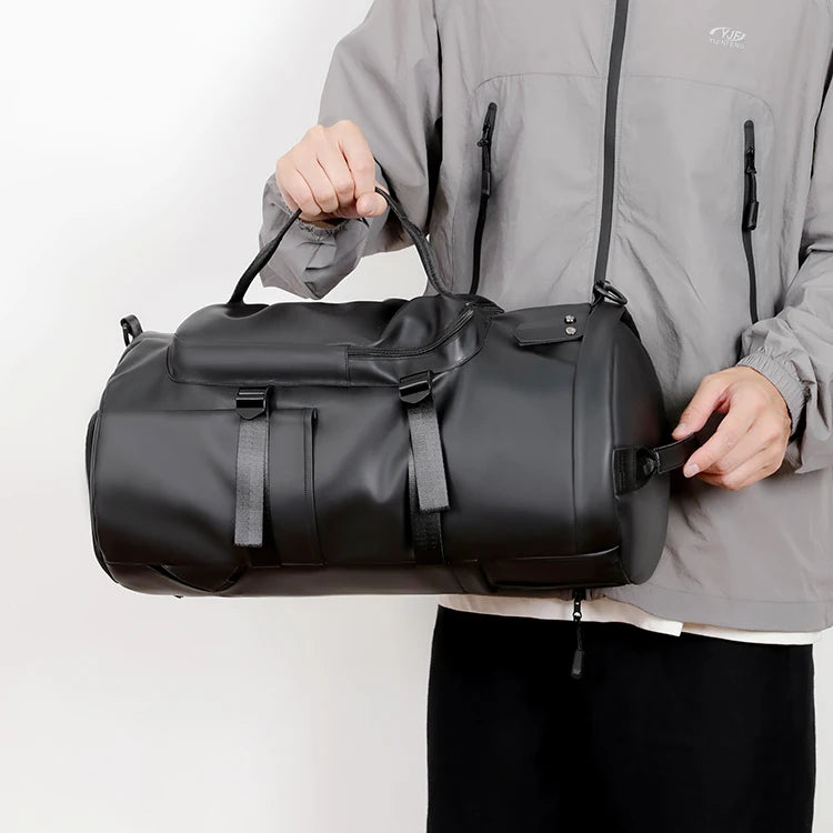 Mochila de viaje, bolsa de transporte grande con compartimento para zapatos aprobada por la aerolínea, mochila para ordenador portátil de 17 pulgadas, fitnes de trabajo de negocios