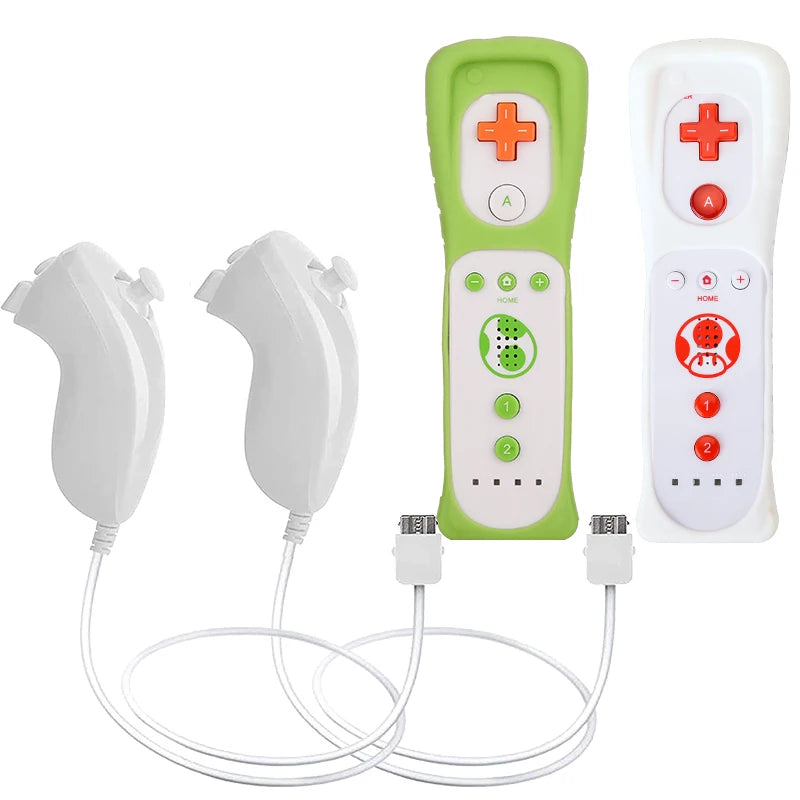 Control Remoto Inalámbrico con Motion Plus para Nintendo Wii y Wii U