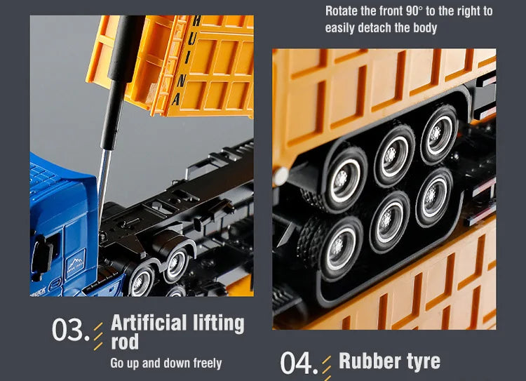 Camión de Aleación Escala 1:50 Modelo Coleccionable Niños