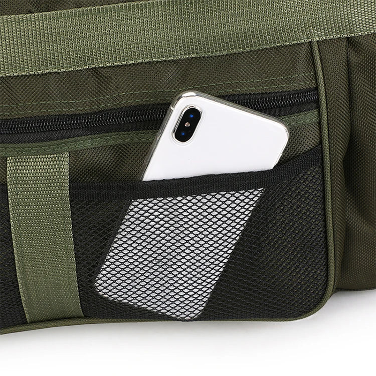 1 bolsa de almacenamiento de equipaje de gran capacidad, bolso de viaje portátil, hombro o bandolera, bolsa de fitness