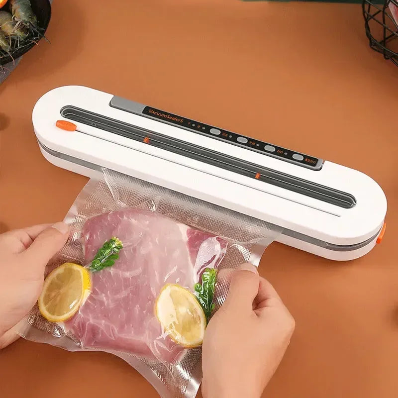Máquina automática de envasado al vacío para el hogar, sellador de alimentos al vacío para seco, húmedo, polvo suave, máquina de sellado de almacenamiento de alimentos, 30cm, nuevo