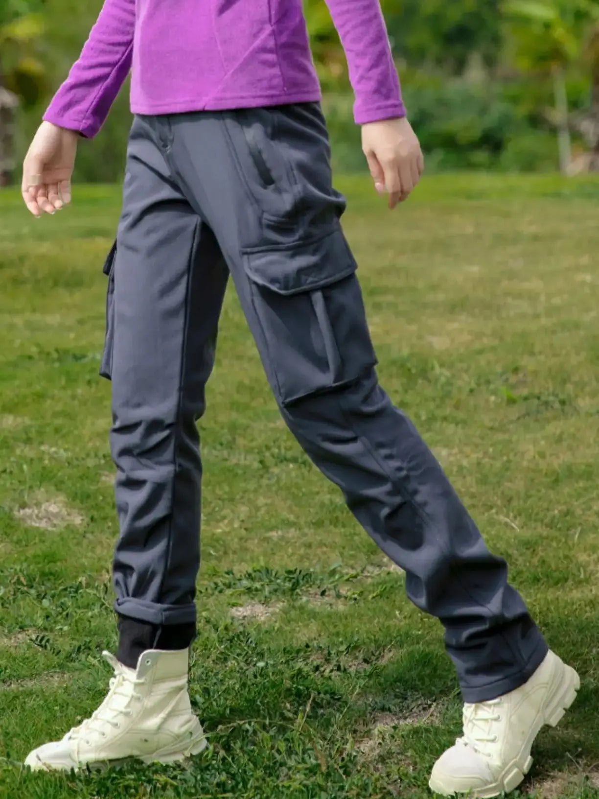 Pantalones Térmicos Softshell para Mujer, Impermeables para Senderismo y Esquí