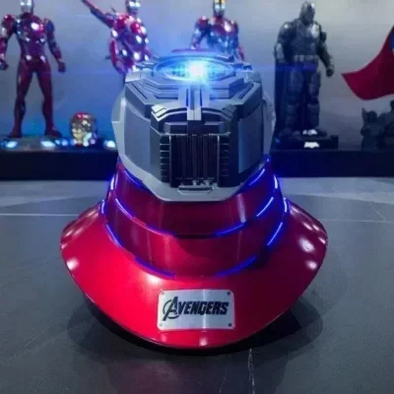 Casco de Iron Man de Marvel, Escala 1:1, MK50 MK5 MK17, con Control por Voz y Ojos Luminosos, Modelo Coleccionable para Adultos, Juguete de Navidad