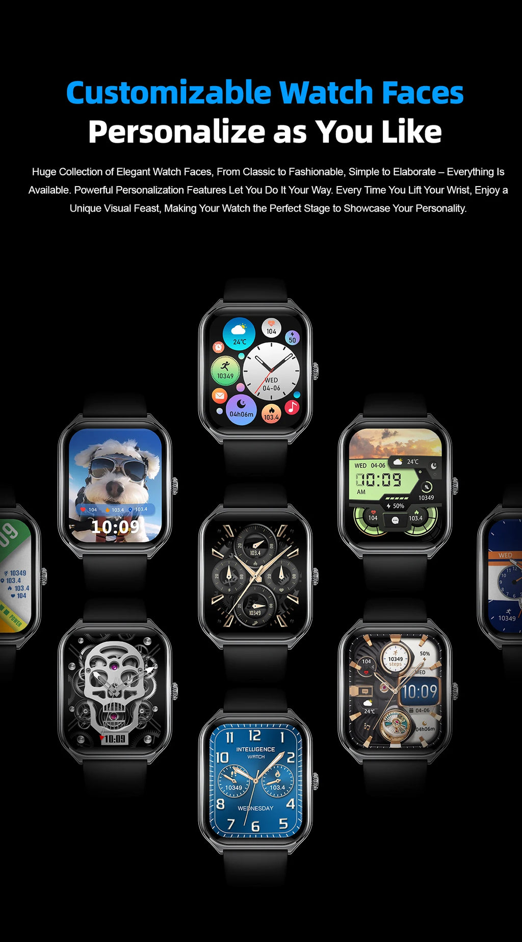 Reloj Inteligente Delgado AMOLED 1.43 Bluetooth