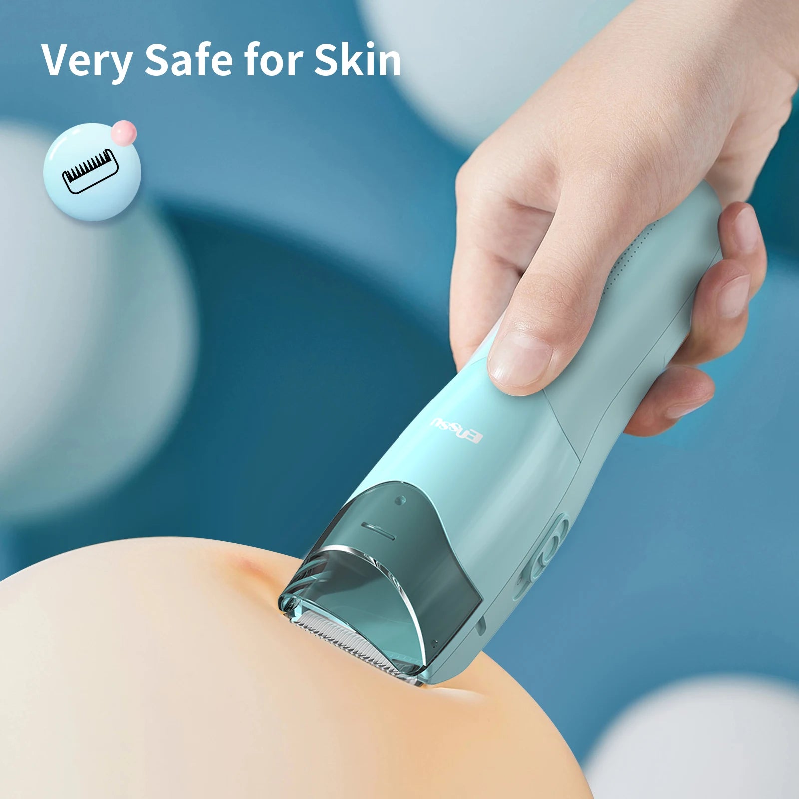 Cortapelos al vacío para niños y niños pequeños, recortador de pelo profesional, Kit de corte de pelo eléctrico, Máquina para cortar cabello recargable