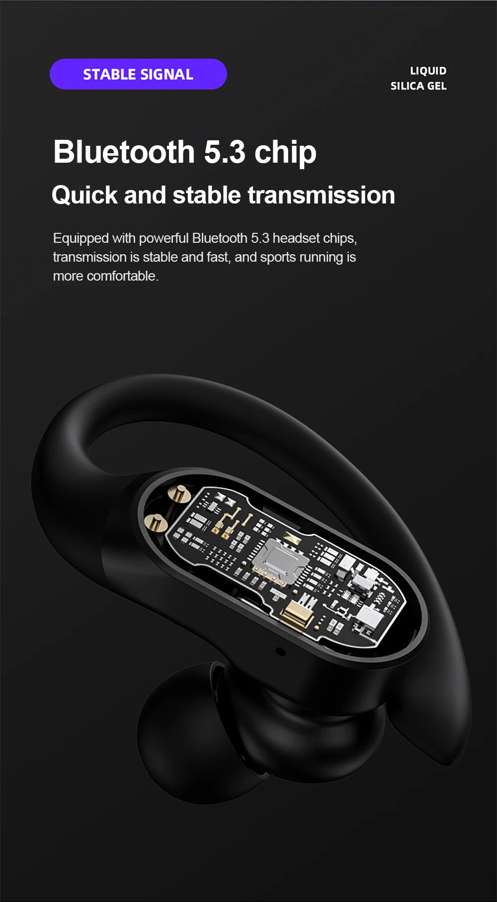 Auriculares Bluetooth TWS Lenovo LP75 Deportivos con Gancho y Micrófono