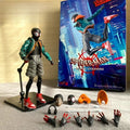 Marvel SHF Spider-Man: Parallel Universe 2: Traverse of The Universe Miles - Set de Caja Móvil, Regalo Hecho a Mano