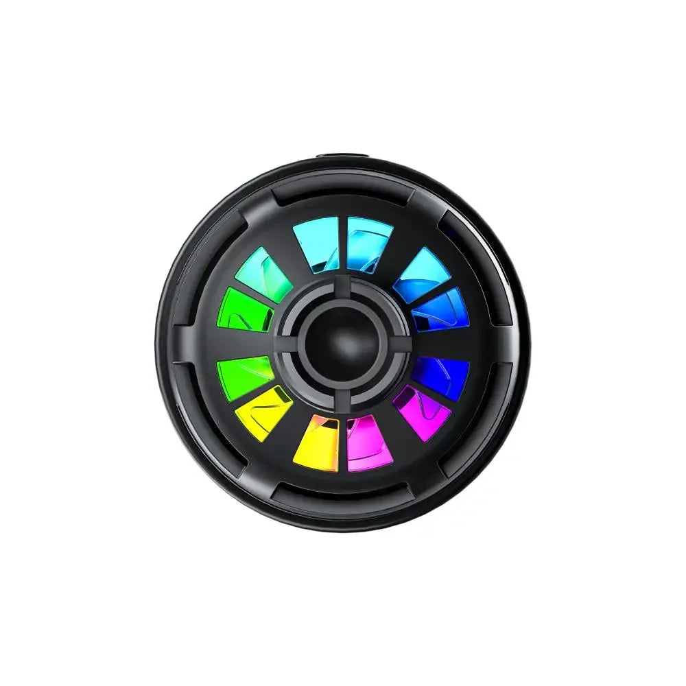 Cargador Magnético para Coche Qi2 de 25W con Luz RGB, Soporte para Rejilla de Ventilación con Carga Rápida y Refrigeración para iPhone 17 Pro Max