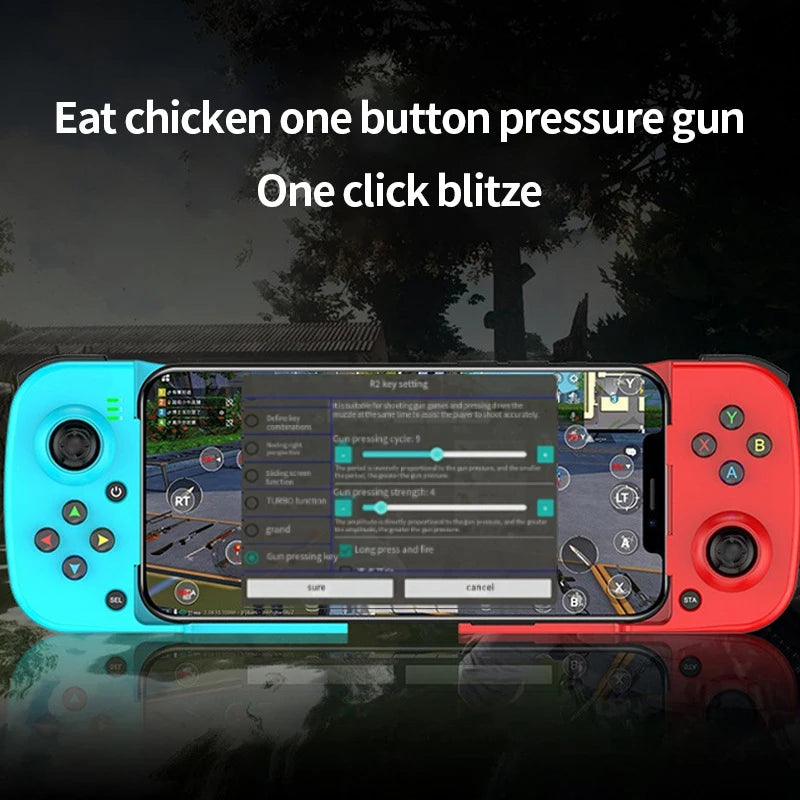 Controlador de juegos extensible inalámbrico D3 compatible con Bluetooth para teléfonos móviles Android Ios PC Gamepad Joystick Control de juego