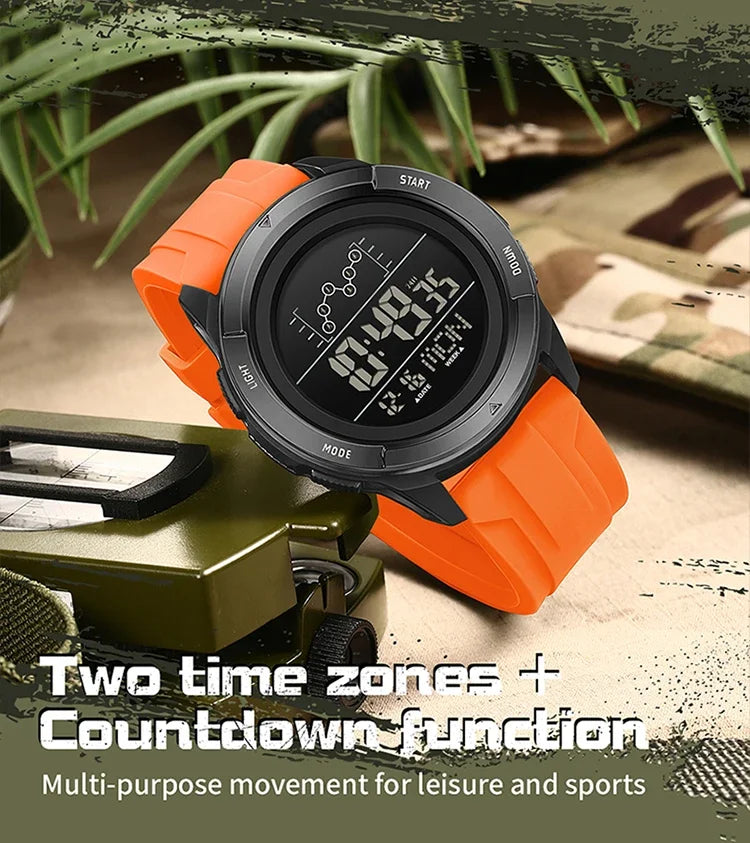 Reloj Deportivo Digital SANDA con Correa de Nailon y Alarma