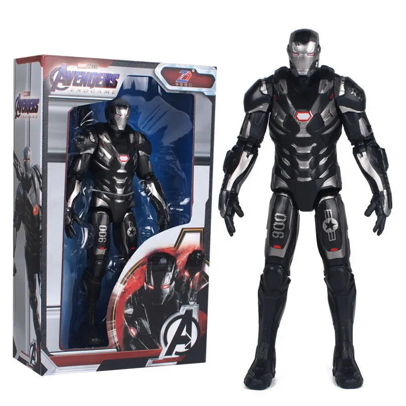Juguete para niños de 18cm, leyenda de Marvel, vengadores, Iron Man, Spider Man, Capitán América, regalo de cumpleaños para niños, juguete, modelo de estatuilla móvil