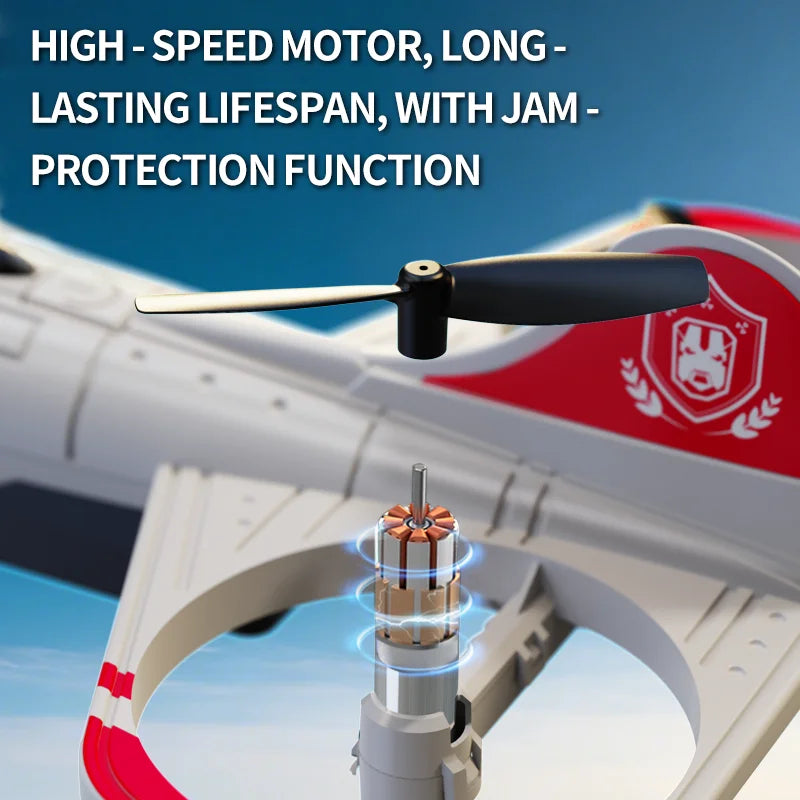 Mini Dron KY103 con Luces LED, Avión RC 2.4G con Control Remoto