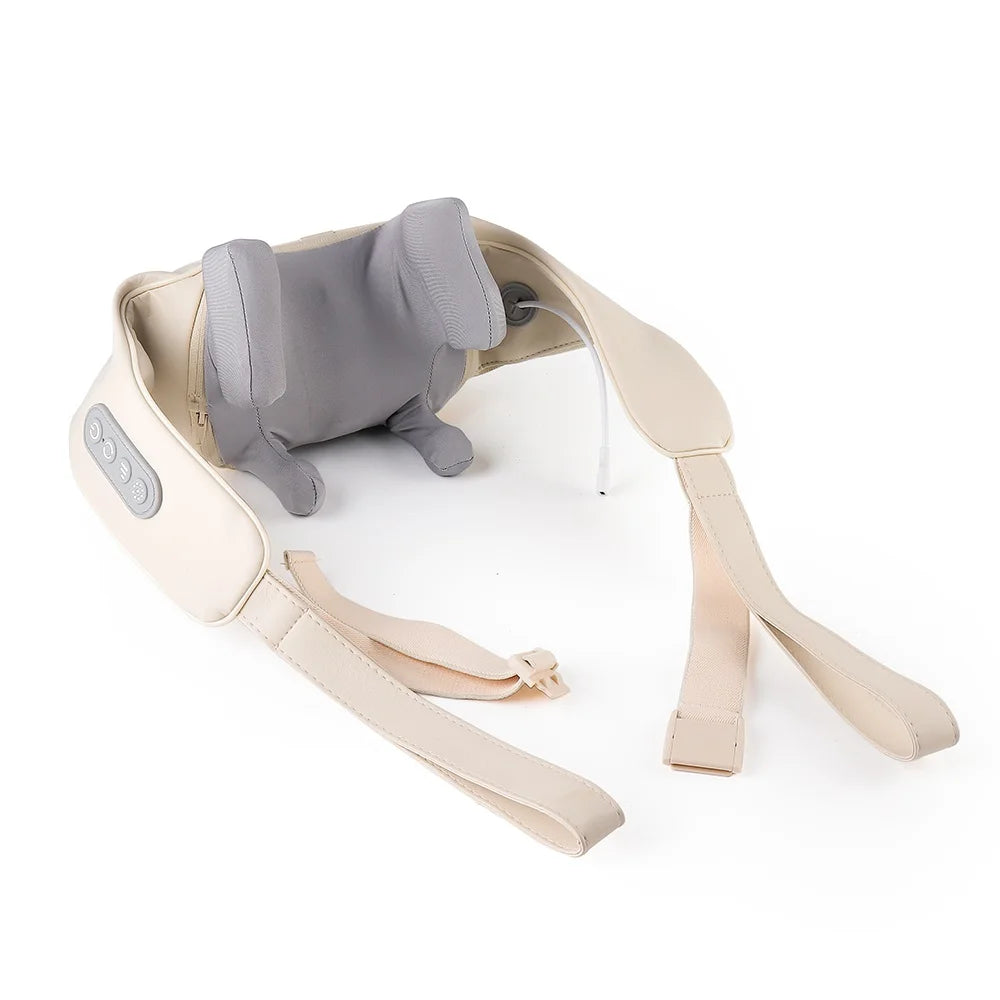 Masajeador Inalámbrico de Cuello y Hombros 26W con Motor