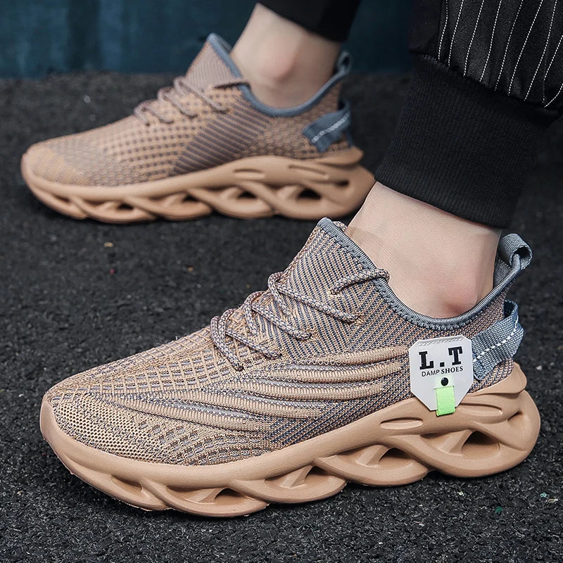 Zapatos deportivos informales de gran tamaño, zapatillas informales para hombre y mujer, nuevos zapatos impermeables para hombre, zapatos para correr ligeros, cómodos y transpirables