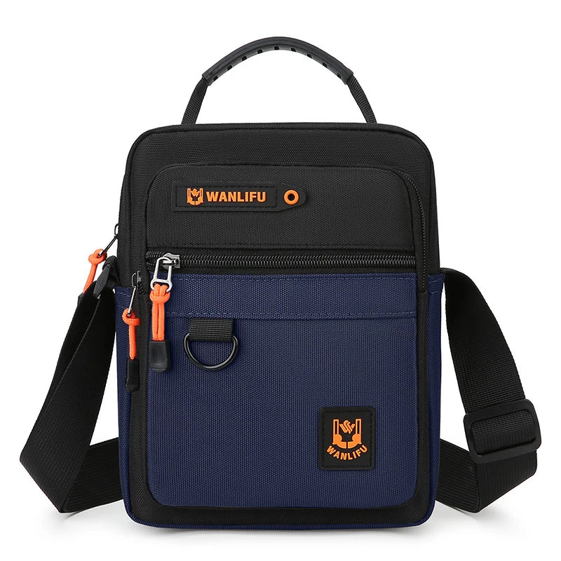 Bolso Cruzado Multifuncional para Hombre, Correa Ajustable