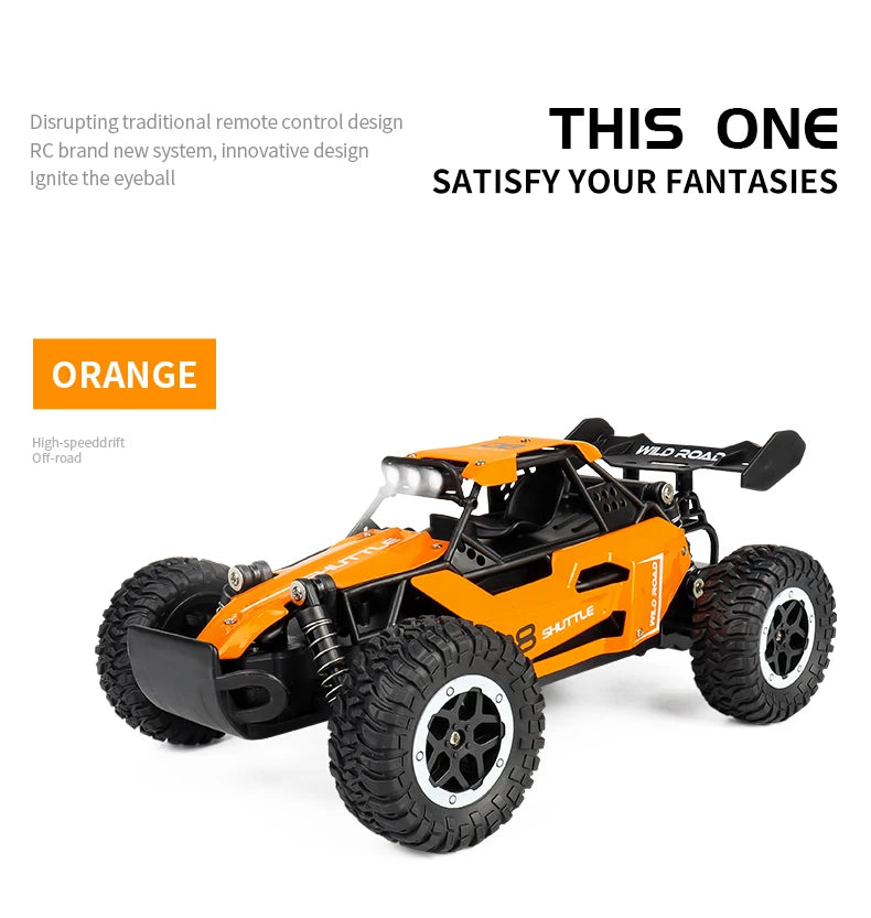 Coche RC ZWN Aleación Todoterreno 1:20 con Luz LED Control Remoto