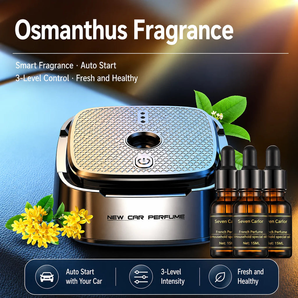 Ambientador Inteligente para Auto, Fragancia Ligera y Duradera, Spray para Auto, Fragancia para Interiores de Auto para Hombre, Artículo Decorativo, Difusor de Fragancia