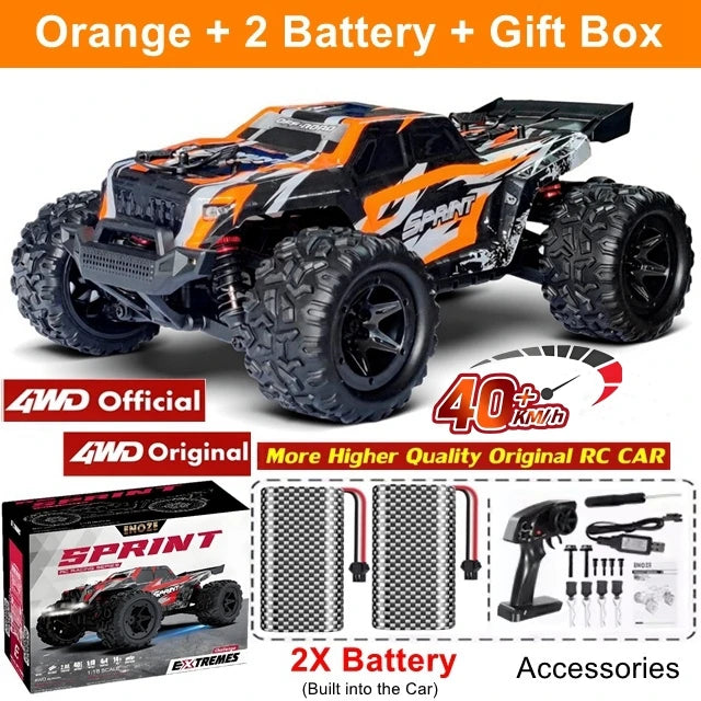 Auto RC 4WD 1:18 Todoterreno Oike 40KM/H Impermeable para Niños