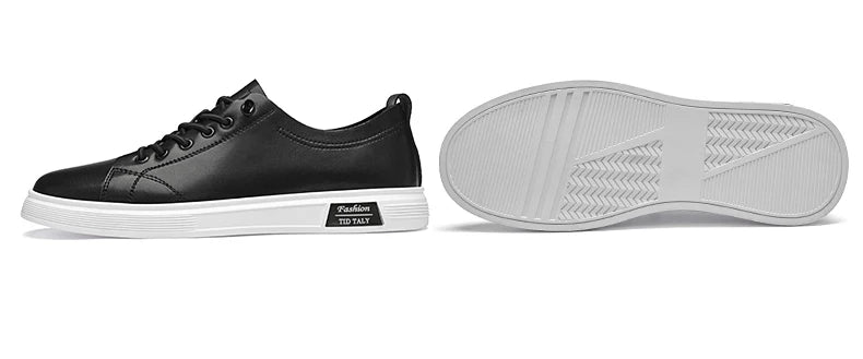 Zapatos casuales, zapatos deportivos de piel de vaca, zapatos planos, zapatos casuales clásicos para hombres, nuevos estilos de primavera y otoño, zapatos casuales de moda