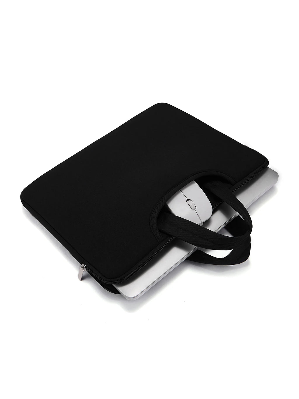 Bolsa para Computadora de 16 Pulgadas con Bolsillo Frontal para Mouse, Gran Espacio, Bolso Ligero para Laptop