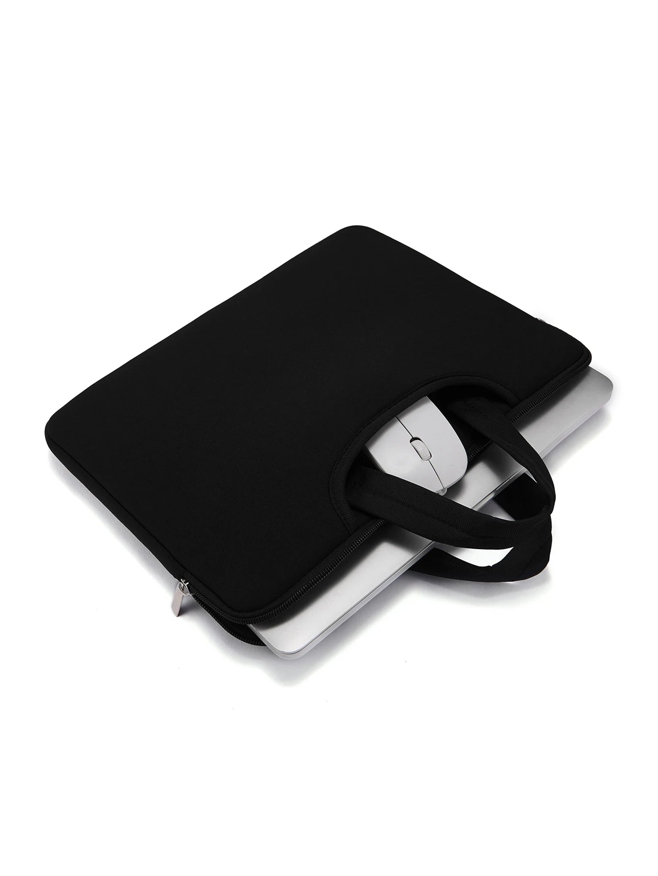 Bolsa para Computadora de 16 Pulgadas con Bolsillo Frontal para Mouse, Gran Espacio, Bolso Ligero para Laptop