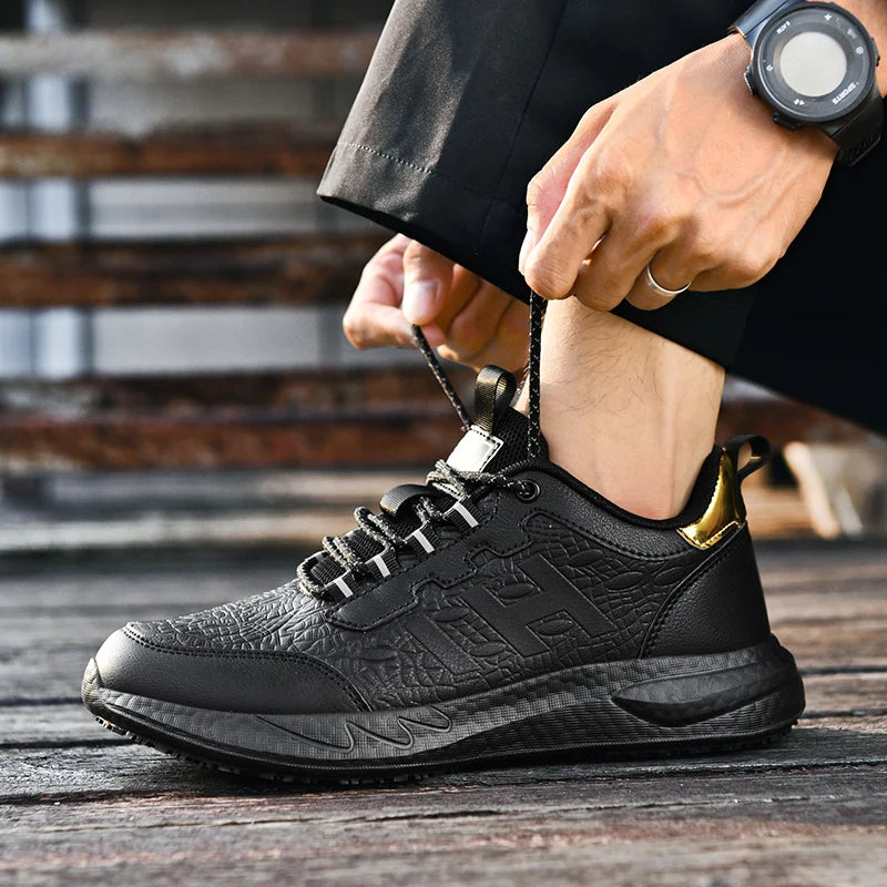 Zapatos de Cocina para Hombre — Antideslizante, Impermeables y Transpirables