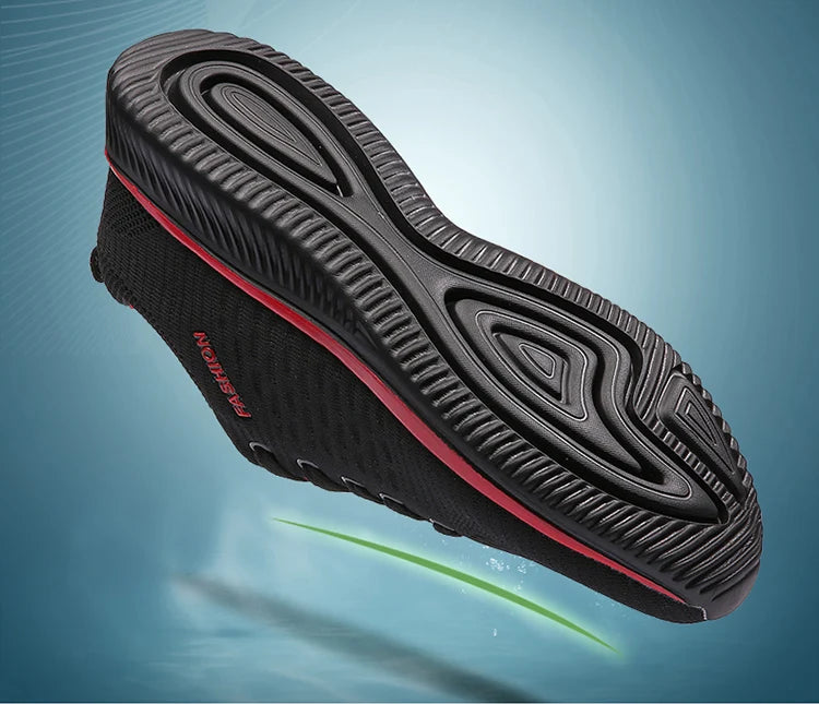 Zapatillas de correr para hombre, zapatos deportivos ligeros para caminar, zapatos informales transpirables de malla clásica, mocasines de moda para hombre, zapatillas de deporte para hombre