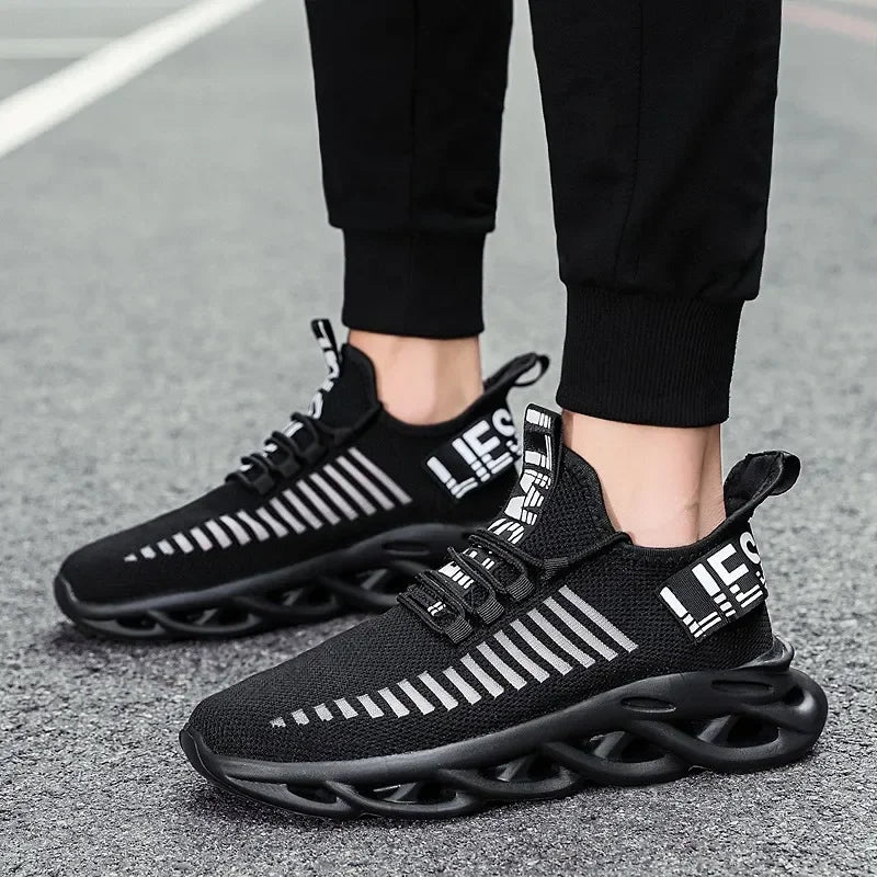 YRZL, zapatos para hombre, zapatillas cómodas, zapatillas transpirables para mujer, par de zapatos para correr, Tenis de malla, zapatos deportivos, talla 36-46, zapatillas para caminar para hombre