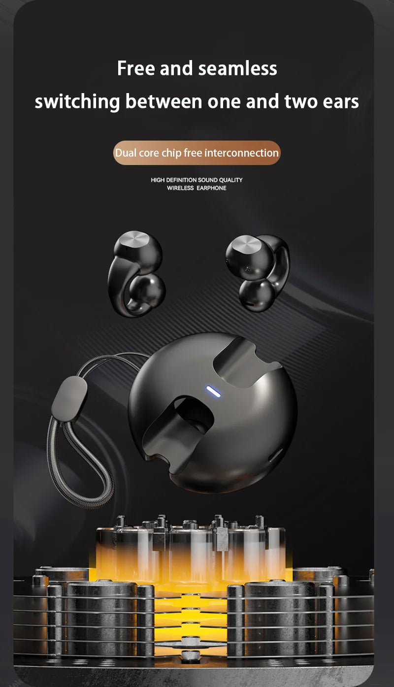Auriculares de Conducción Ósea TWS Bluetooth 5.3