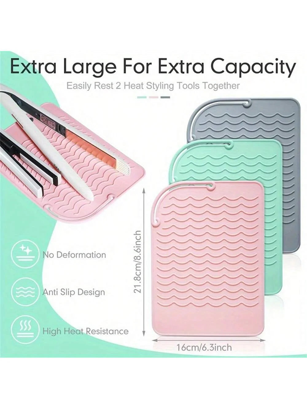 Estera Resistente al Calor para Plancha de Pelo