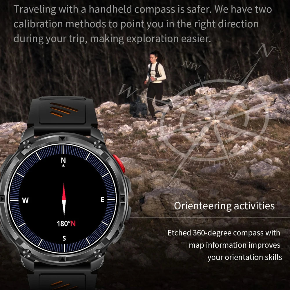 T-Rex3 Ultra Reloj Inteligente Militar AMOLED GPS