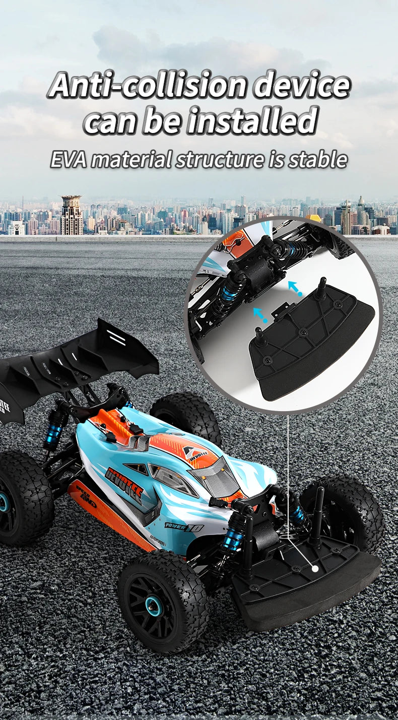 Auto RC de Alta Velocidad 95 km/h 4WD Sin Escobillas Escala 1:14