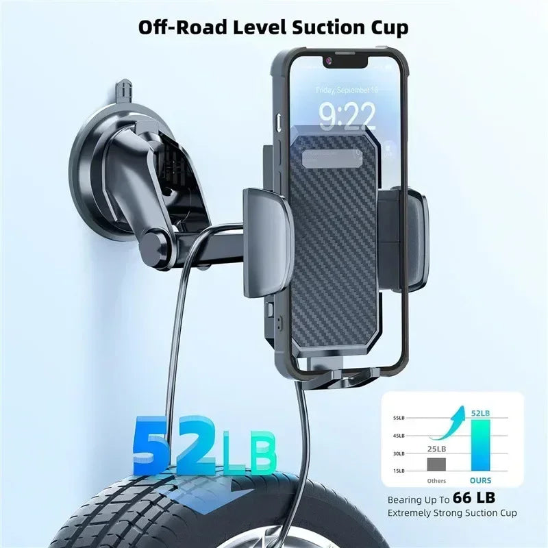 360 °   Soporte Universal para Teléfono Móvil en el Parabrisas del Coche, Soporte para Celular en el Tablero, con Ventosa, para iPhone 17 16 15 Samsung Xiaomi