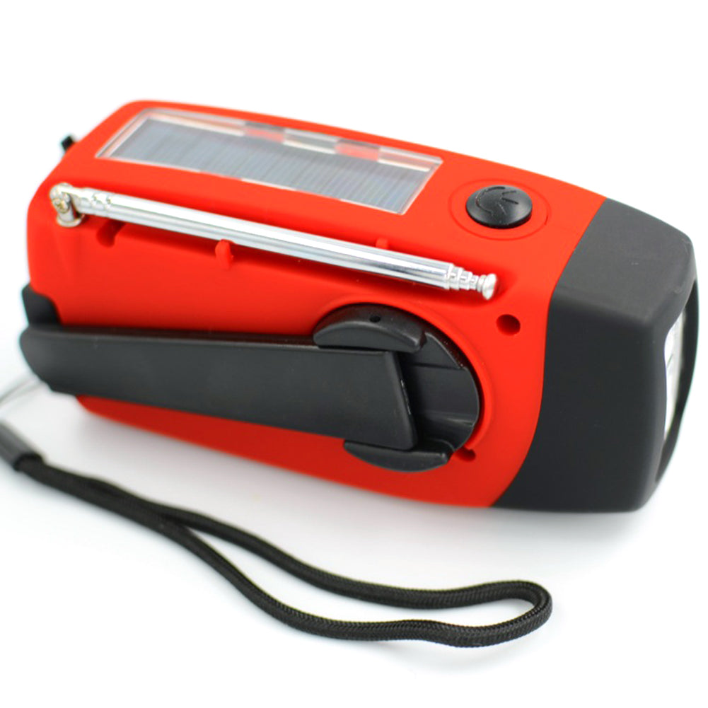 Linterna de Camping Solar con Radio AM/FM y Dinamo