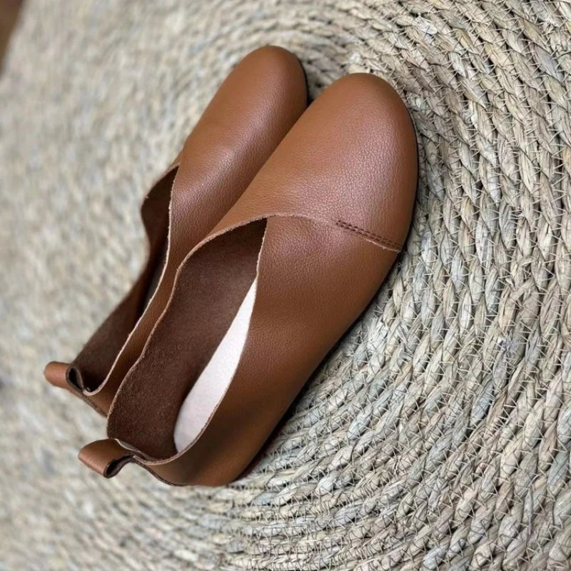 Zapatos Planos para Mujer, Ligeros y Transpirables, de Cuero Suave, Zapatos Casuales de PU para Caminar, para Uso Diario y para Ir al Trabajo