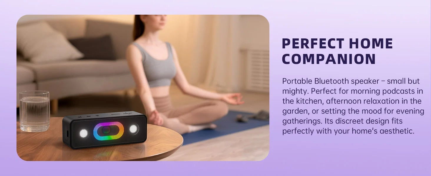 Ortizan Altavoz Bluetooth Portátil 16W 24H