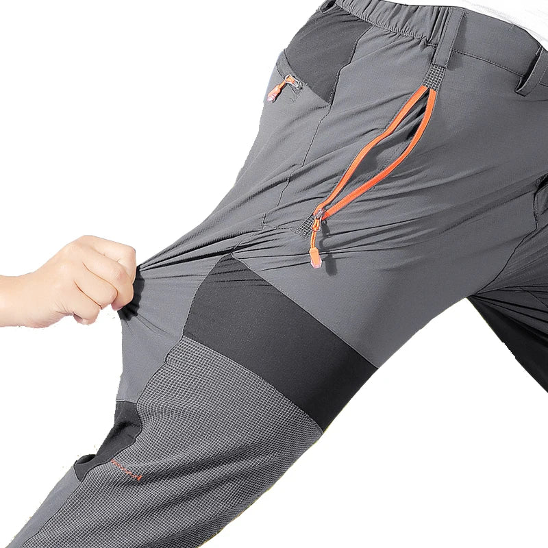 Pantalones Elásticos de Montañismo para Hombre, Secado Rápido
