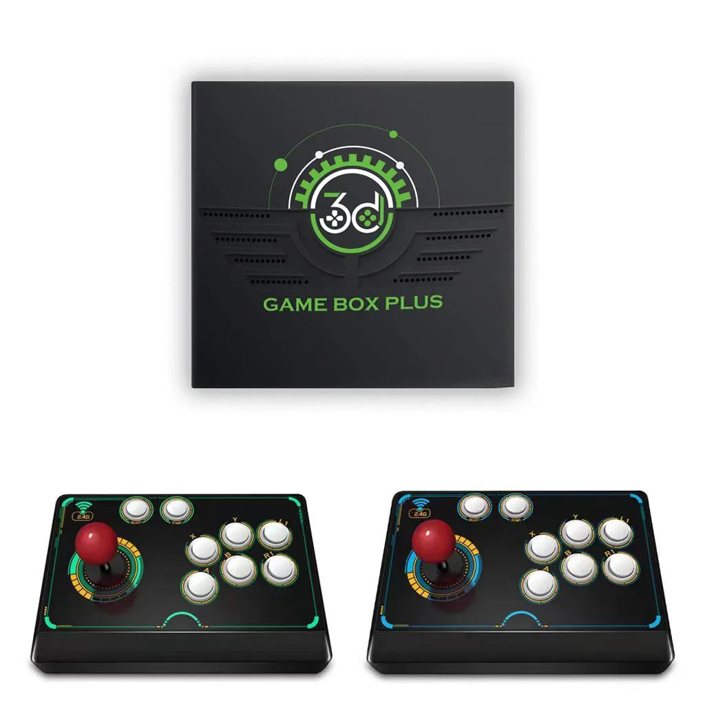 Caja de juegos Retro V6, juego inalámbrico de 2,4G, TV Box, PS1, familia, 4K HD, consola de videojuegos portátil, compatible con multijugador 10000