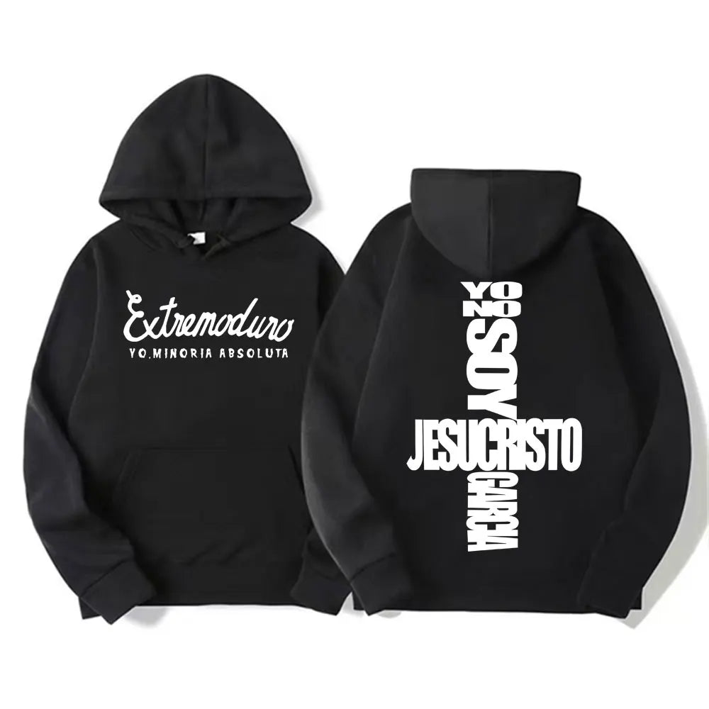 Buzo con Capucha Estampado Rock Punk - Estilo Urbano Oversized