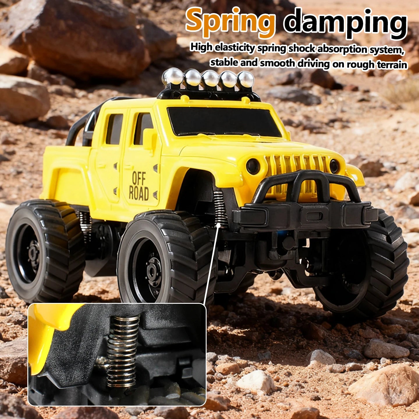 Mini Auto RC 1/64 Crawler Todoterreno con Control App