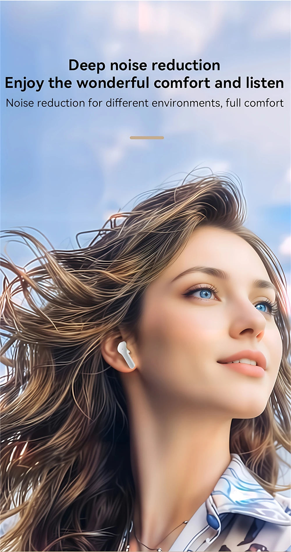 Auriculares Bluetooth Intrauditivos con Pantalla Digital LED Táctil, Larga Duración de Batería, Auriculares Deportivos, Llamadas HD, 0 Retraso, Auriculares Inalámbricos TWS