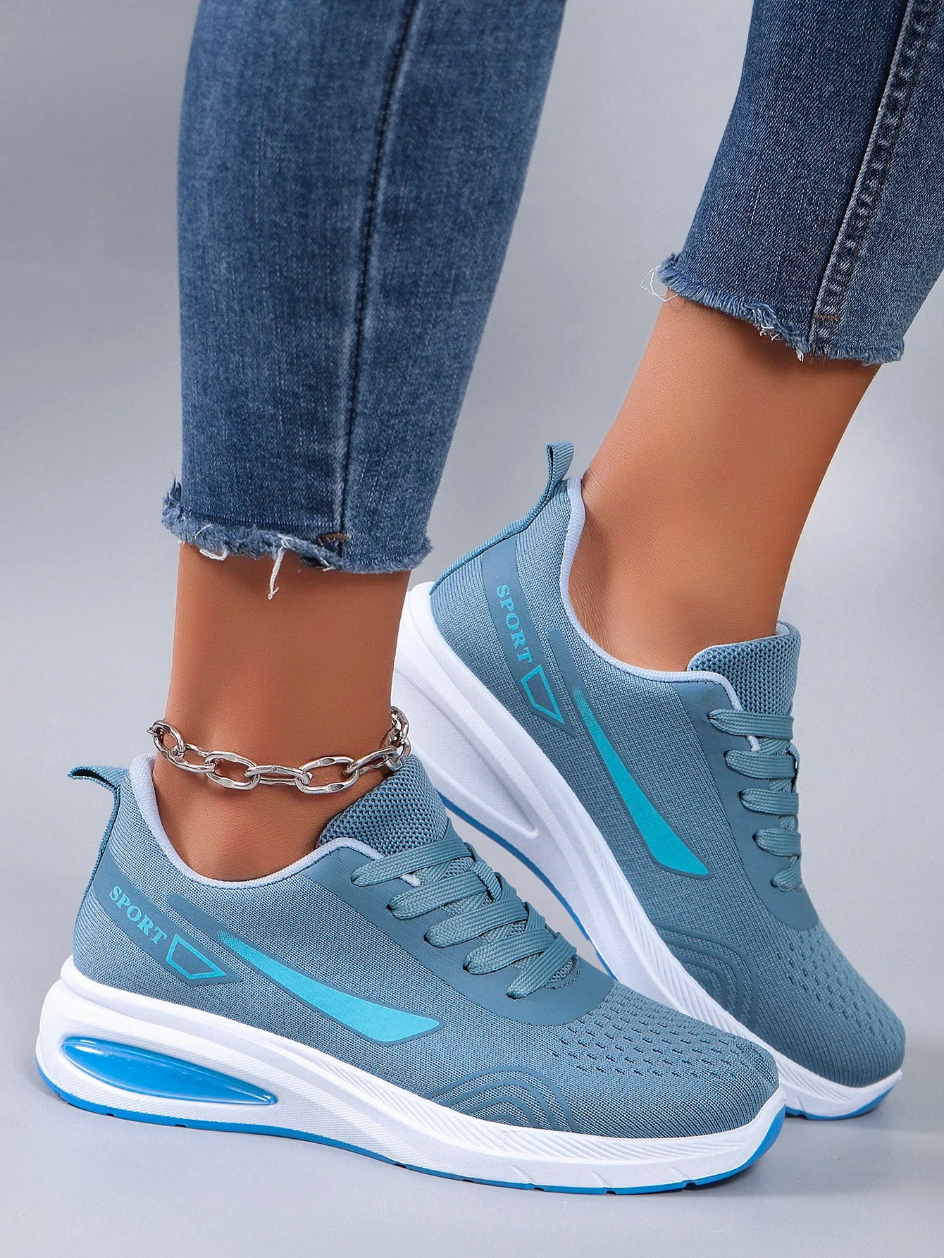 Nuevos zapatos deportivos de primavera para mujer, zapatos deportivos informales a la moda, transpirables, ligeros, antideslizantes, resistentes al desgaste, zapatos planos