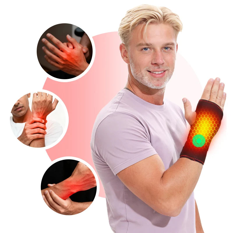 Masajeador Térmico Vibratorio para Muñeca - 3 Niveles de Calor
